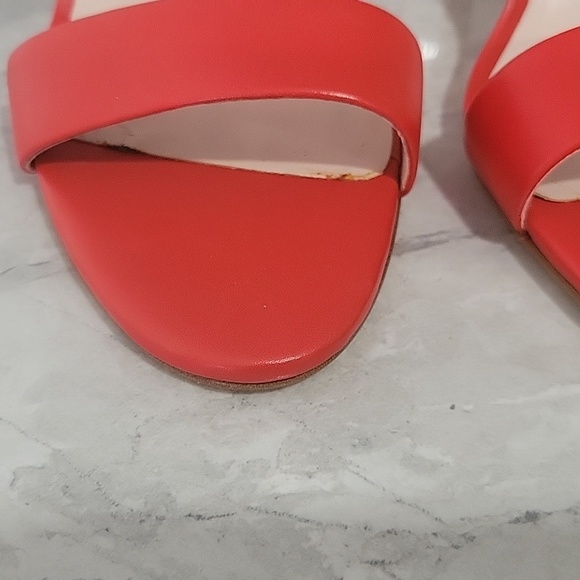 NINE WEST Red Women's Teeya Ankle Strap Dress Sandals Size 7 - Picture 8 of 10